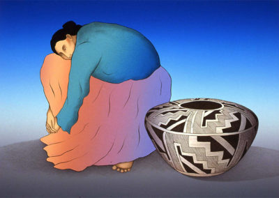 "The Navajo Nation, Storage Jar" by RC Gorman