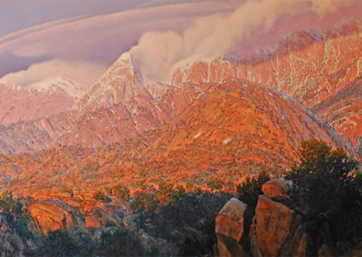 "La Cueva Sunset, East" by Wilson Hurley