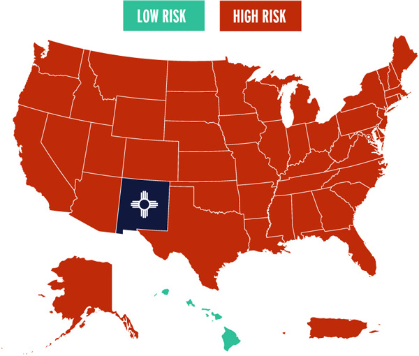 Risk-by-State-Map-600px-11.17.20 Covid Risk by State Map