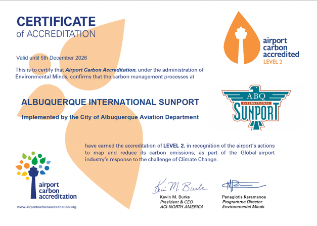 Sunport Joins Elite Group with Level 2 Carbon Accreditation