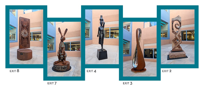 Five New Sculptures by New Mexico Artists Installed at Sunport